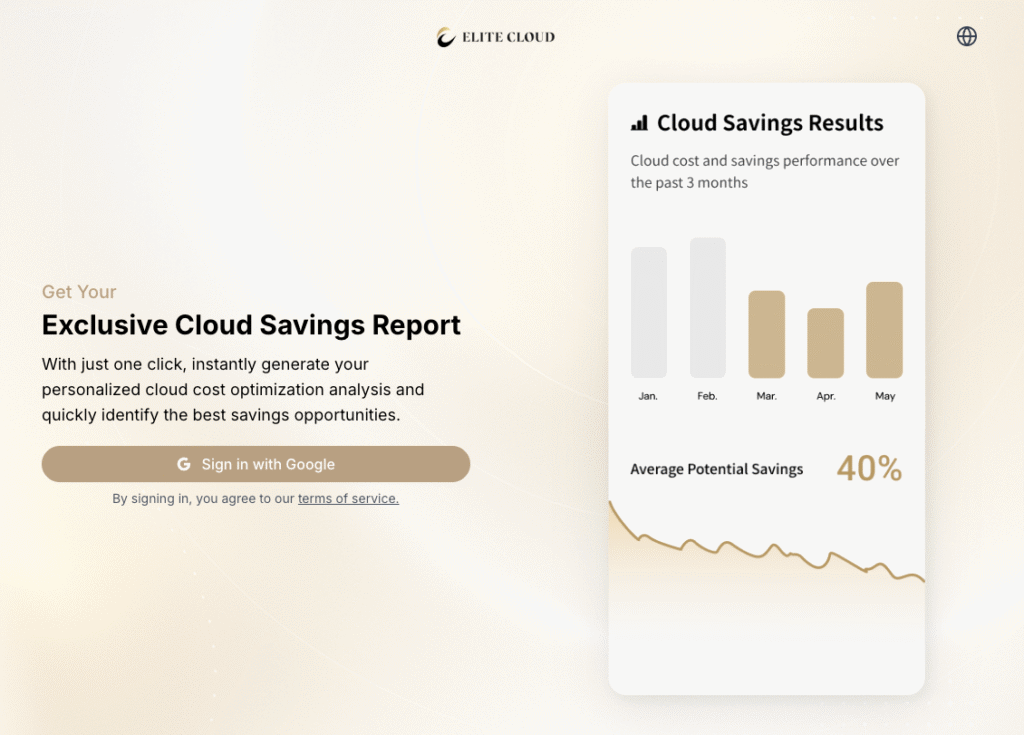 Get a free 40 Cost Saving Analysis with the Elite Cloud AI Tool image-2-1024x735 | Elite Cloud Elite Cloud AI Tool Connect