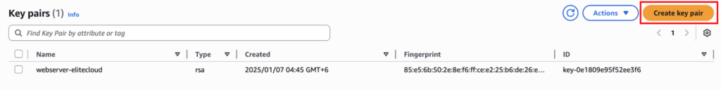 How to Change EC2 Key Pair Practical Guide elite cloud_001 | Elite Cloud Creating EC2 Key Pair From EC2 Console