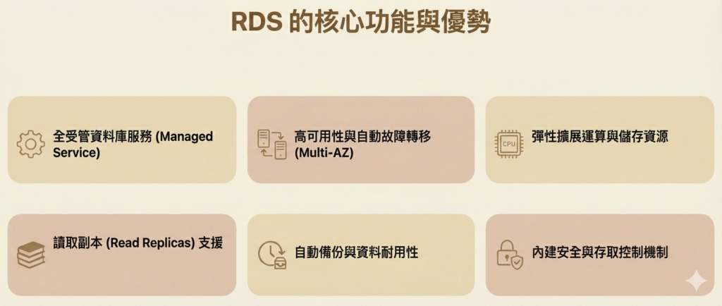 RDS 的核心功能與優勢