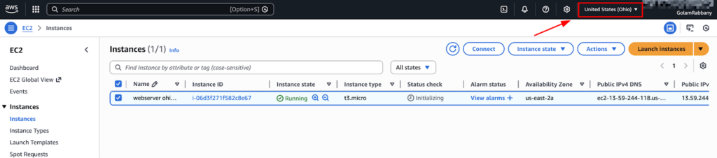 Successful transfer of EC2 Instance from one region to another using AWS AMI