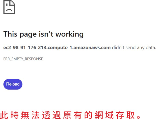 無法直接訪問 EC2 的 IP