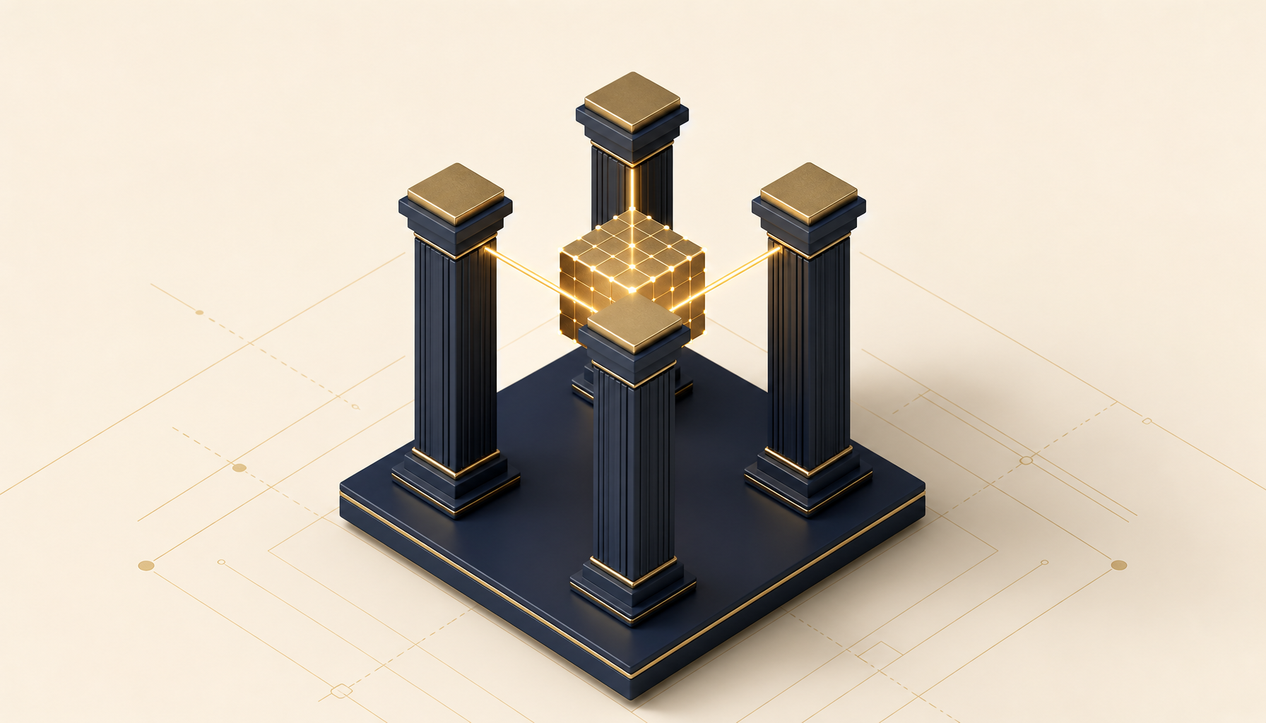 企業導入 OpenAI API 的合規四面向示意圖