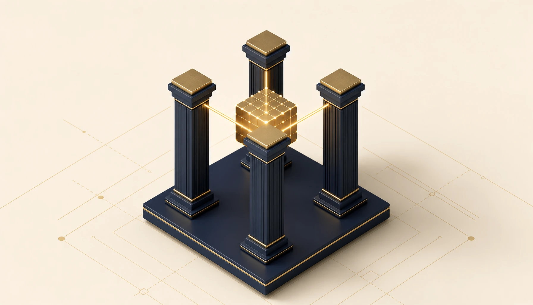企業導入 OpenAI API 的合規四面向示意圖